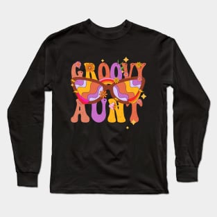 groovy aunt Long Sleeve T-Shirt